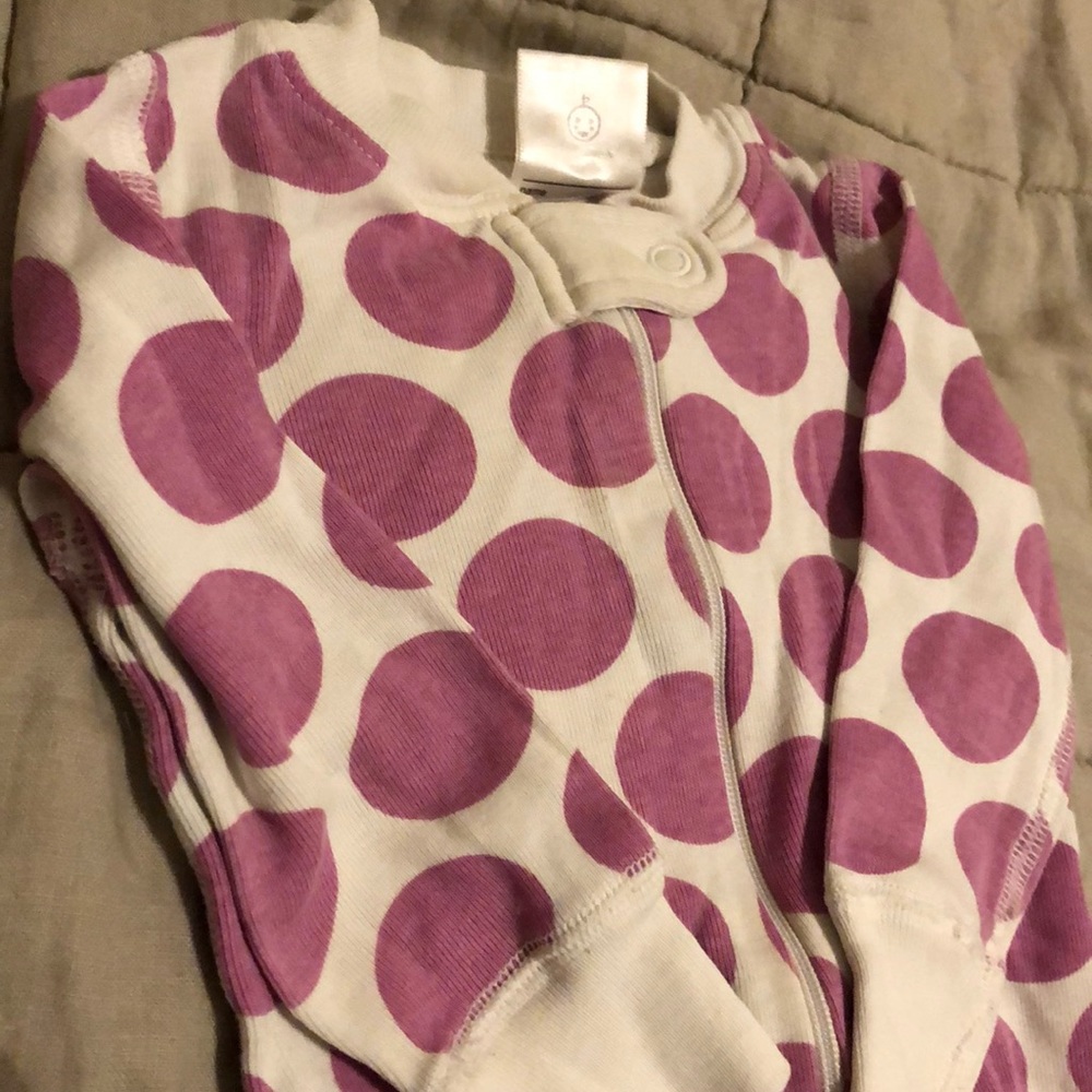 Hanna Anderson zip up pajama